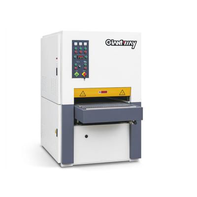 China Furniture Factory Giantway Calibrating Machine Wide Drum Belt Sander Wide Belt Sander Calibrating Finishing Machine for sale