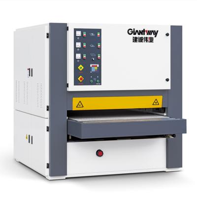 China Cabinet& Door Manufacturer GIANTWAY Automatic Woodworking Machinery Wide Belt Flatter Sander With CE for sale