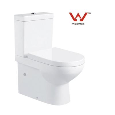 China Double-Flow Factory Australian Two-Piece Toilet Cermic Wall Toilets Siphon Pan 2 China P Trap 200Mm Two-Piece Wc 2021 PC Luxury Set for sale