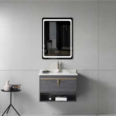 China 2020 Waterproof Smart Bathroom Cabinet With Led Mirror Vanity Modern Toilet Doors Smart Bathroom Cabinet The New Smart for sale