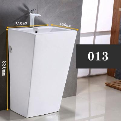 China Amazon Easy Clean Success Freestanding Bath Sink Spacious One Piece Design With Overflow for sale