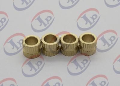 China Weight 0.0005KG Knurling Brass Machined Parts  Unthreaded Plastic Nut Inserts  for sale