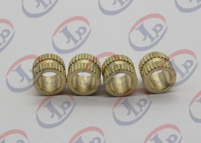 China Copper Knurling Unthreaded Hollow Nuts Custom Machined Parts For Plastic Insert Nuts for sale