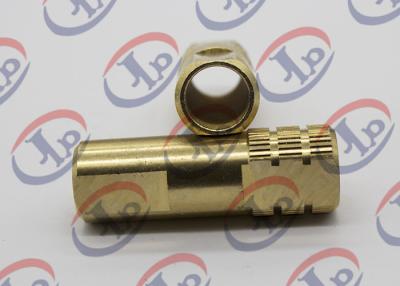 China Both End Milling Knurling Copper Bush Cnc Machined Components + - 0.1 Mm Tolerance for sale