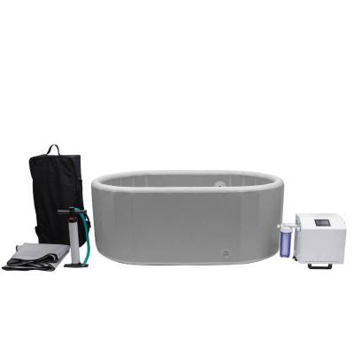 China ANTI-DEFROST SYSTEM Naiya Inflatable Ice Bath with Insulation Connected to Chiller Machine Inflatable Therapy Ice Bath Pool for Sport Recovery for sale