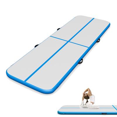 China Customization Rolling Logo Naiya Gymnastics Equipment Home Gym Equipment Home Fitness Gym Air Mat Inflatable Track Air Floor for sale