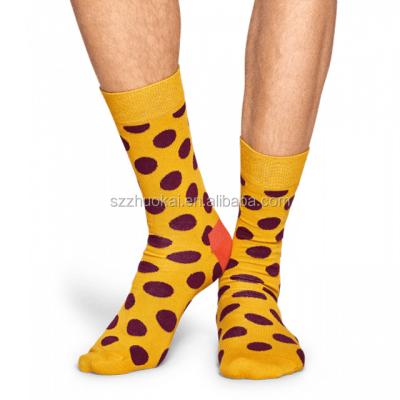 China Fashion Colorful Polka Dots Breathable Unisex Custom Socks From China Manufacturer for sale