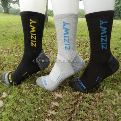 China Fashion Breathable Design Manufacturer Mid-calf Cushion Crew Sports Althlete Outdoor Socks for sale