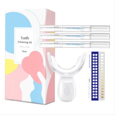 China Cold Light Whitening Salon Portable Private Logo Home Wireless Pen Led Whiten Teeth Kit for sale