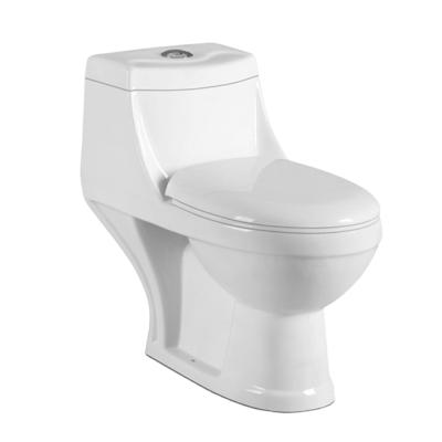 China Luxury Ceramic Double-Flow Bathroom Washdown Modern Design One Piece Toilet JY1108 for sale