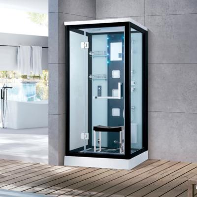 China With View JOININ modern steam shower bow compartment corner shower enclosure bath cabin with sauna or dry steam room 7010 for sale