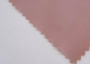 China Microfiber peach skin fabric bonded with knit fabric for garment for sale