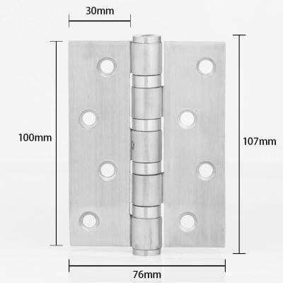 China GUIDE door window BALL BEARING folding accessories door hinge stainless steel mounting holes 304 8 4 inch door hinge cheap price for sale