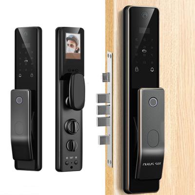 China Aluminum+IMD Cast Plastic Hot Sales Home Or Hotel Security Door Lock With Smart Camera Smart Door Lock for sale