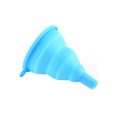 China Utensil Sets Essential Collapsible Funnel BPA Mini Food Grade Silicone Kitchen Silicone Oil Free Small Funnel for sale