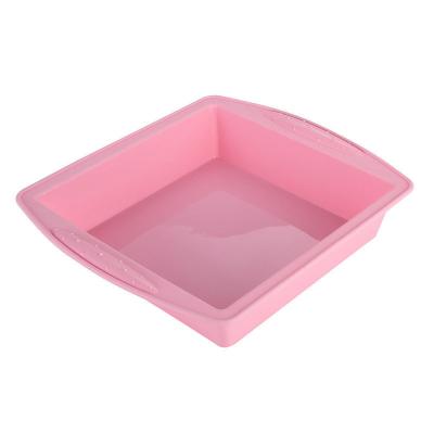 China Oven Silicone Cake Pan Microwave Custom Silicone Cake Molds Eco-Friendly Safe Viable Silicone Molds for sale