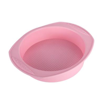 China Oven Silicone Cake Pan Microwave Custom Silicone Cake Molds Eco-Friendly Safe Viable Silicone Molds for sale