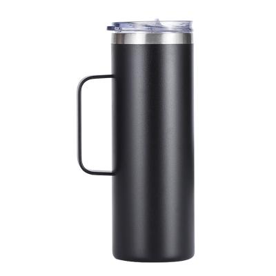 China Durable 30oz Stainless Steel Coffee Mug Tumbler Cup Insulated Slim Slim Double Walled Mug With Handle for sale