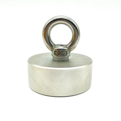 China Large Terror Industrial Magnets 2400LB (1080KG) Unique Super Strong Magnet D75mm Strong Fishing Magnet for sale