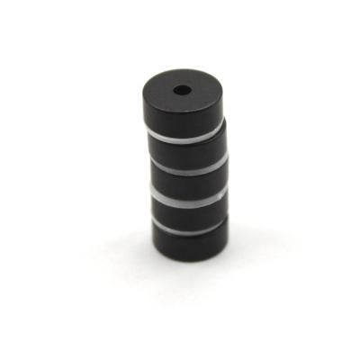 China Ring Countersunk Hole Magnet 15mm Thick Magnet Black N35 N45 N52 NdFeB Industrial Neodymium Epoxy ID X Magnet 20mm O.D x 7mm for sale