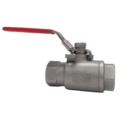 China 3000WOG / 6000WOG High Pressure Industrial 2PC Carbon Steel NPT Threaded Ball Valve for sale