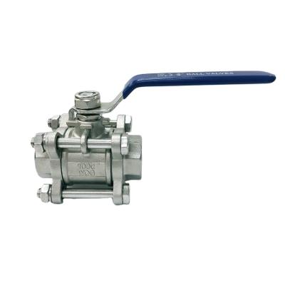 China Industrial Stainless Steel Ball Valve WCB Ball Valve 1/4