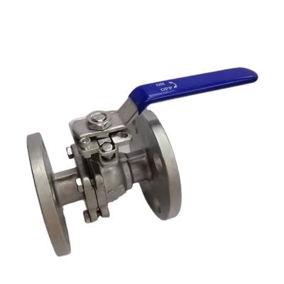 China 2PC PN40 Flange Industrial Ball Valve With Mounting Bracket ISO5211 for sale