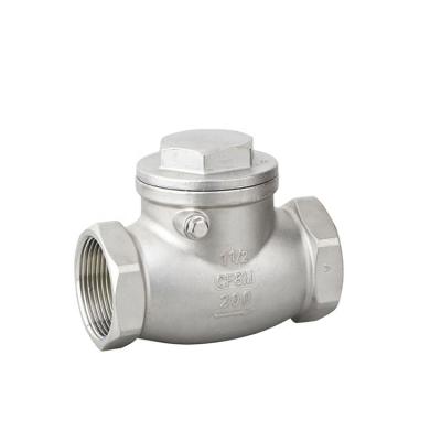 China 201/304 Stainless Steel Industrial Thread Connection Ball Check Valve for sale