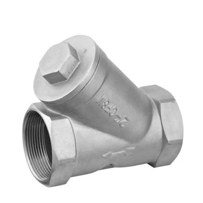 China Excellent Quality Low Price Industrial Stainless Steel Threaded Y Type Strainer for sale