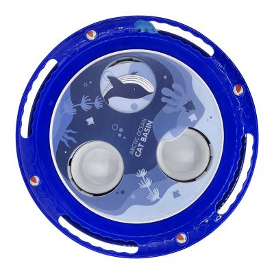 China Slow-driver Automatic Intelligent Pet Cat Food Dispensing Automatic Slow-Food Round Anti-Clogging Bowl for sale