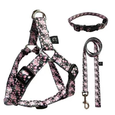 China Sustainable Durable Hot Selling Products Guide 2022 New Super Soft Puppy Cat Leash Collar Small Big Dog Harness Set Luxury for sale