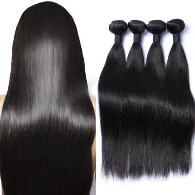 China Factory supply china straight cheap 100% cuticle aligned virgin hair bundles bone straight hair extensions for sale