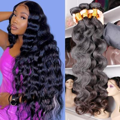 China Hot Selling Body Wave Hair Accessories 10-40 Inch Body Wave 100% Remy Brazilian Hair Bundles Raw Virgin Hair 12a Bundle for sale