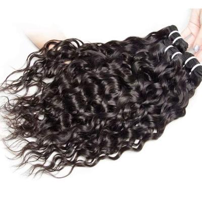 China 100% Cheap Brazilian Water Wave 12a Grade Mink Hair Weave Water Wave Bundles With Closure Set for sale