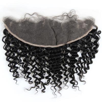 China 100% Virgin Human Hair Wholesale Hd Unprocessed Raw Human Hair 10a Top Straight Swiss Lace Closure 13x4 Lace Closure For Black Women for sale