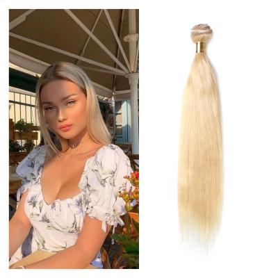 China FDX 613 Straight Blonde Bundles With Closure , Original Brazilian Hair Bundles for sale