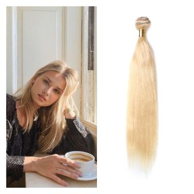 China FDX 613 Straight Blonde Brazilian Raw Hair Bundles With Closure for sale