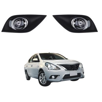 China High Quality Plastic Auto Parts Halogen Fog Lamps For NISSAN SUNNY /VERSA/ALMERA 2014 for sale