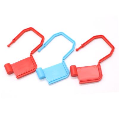 China JCPL001 custom plastic hot sell one time use lock seal plastic padlock for sale