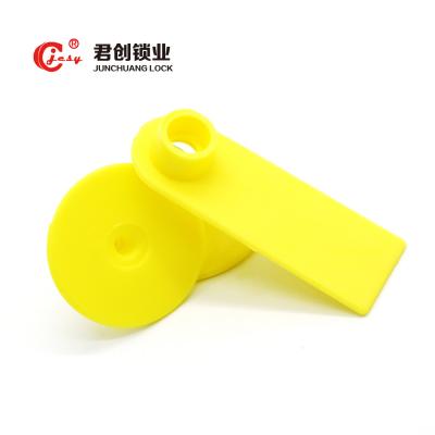 China JCET003 Plastic Ear Tag Animal Ear Tag Copper Head Earrings Sheep Ear Tag For Cattle Farm for sale