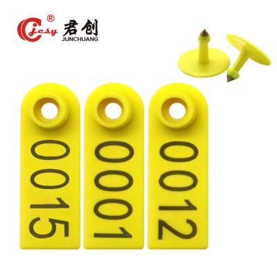 China JCET003 animal husbandry livestock cattle ear tags with uv additive ear animal tag cow ear tags for sale