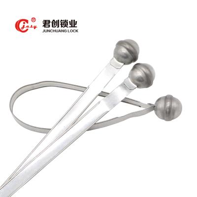 China Anti Spin Metal Strap Seal JCSS002 Selbstverschließung Hochsicherheitspräge zu verkaufen