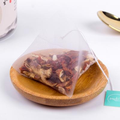 China Biodegradable Flower Biodegradable High Quality Custom Blended Tea Bag Herbal Tea Bag Nylon for sale