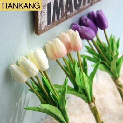 China Tulip Decorative Wholesale Artificial Flower Decorative Flowers and Garlands for sale