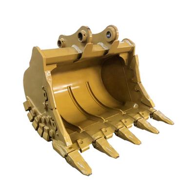 China Excavator Bulldozer Attachment HARDOX-500 Hardware PC1250 Reinforced Excavator Bucket for sale