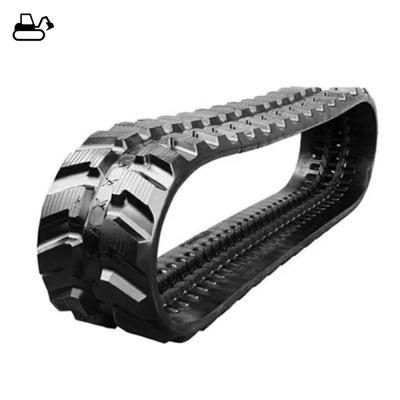 China Less Round Damage Rubber Tracks / Kubota U25 (300*52.5k*80) Low Noise Ground Standard / Low Pressure Skid Steer For Mini Tractor Komatsu pc28uu Excavator for sale