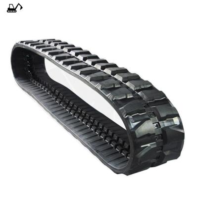 China Less Damage Round / Low Noise / Low Pressure 350*90*46 Wildcat Kubota T1 90 Spare Ground Excavator Rubber Track for sale