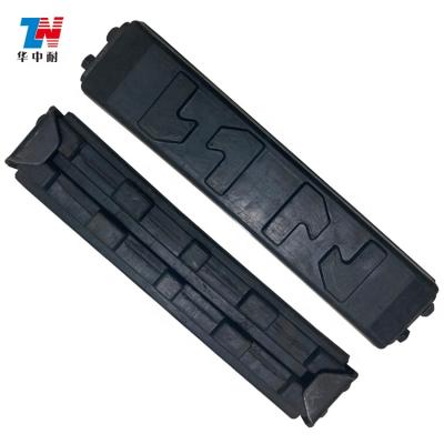 China Less Round Damage Rubber Track Pad/Low Noise/Low Pressure 400cm Machinery Spare Parts Ground Rubber Track Track For Caterpillar Excavators Rubber Track Panel for sale