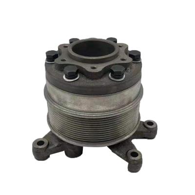 China Machinery Repairs Workshop E320C Fan Bracket Pulley Assembly Fit For Excavator Diesel Engine for sale