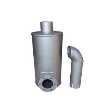 China E320 Engine Noise Reduction Factory Price Excavator Construction Exhaust Muffler Construction Machinery Parts Muffler for sale